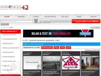 annonces42.fr website preview