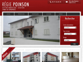 regiepoinson.fr website preview