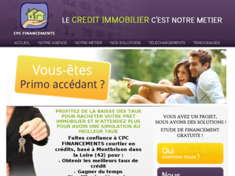 cpcfinancements.fr website preview