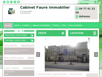 cabinetfaureimmobilier.com website preview
