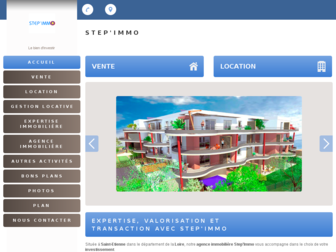 step-immobilier.fr website preview