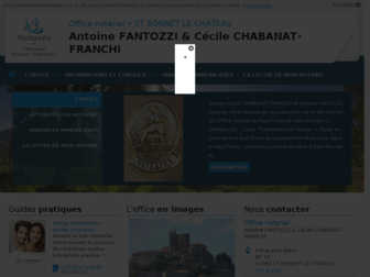 fantozzi-chabanat-stbonnetlechateau.notaires.fr website preview