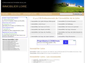 immobilierloire.com website preview