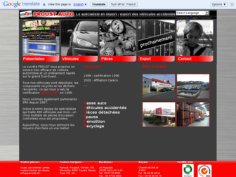 proustauto.com website preview