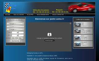jestin-autos.fr website preview
