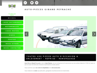 auto-casse-giband-peyrache.fr website preview