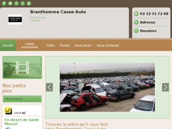 branthomme-casse-auto-st-marcel.fr website preview