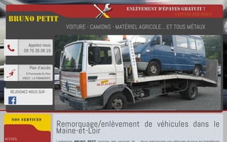 enlevement-epave-49.fr website preview