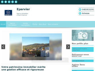 saint-chamont-immobilier.fr website preview