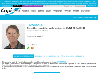 frank.sabot.capifrance.fr website preview