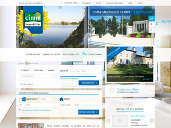 feurs.cimm-immobilier.fr website preview