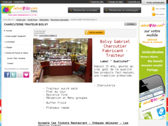 bolvy-traiteur.fr website preview