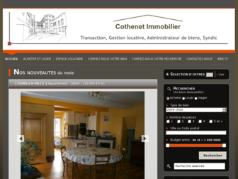 cothenet-immobilier.net website preview