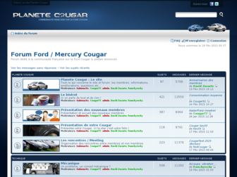 forum.planetecougar.com website preview