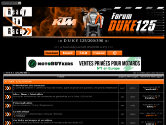 duke125.fr website preview