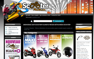 scooterplanete.com website preview