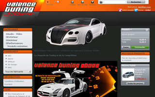 valencetuningstore.com website preview
