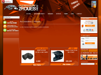 accessoires2roues.com website preview