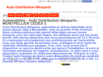 ad-piece-auto-montpellier.fr website preview