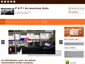 papi-accessoires-auto.fr website preview
