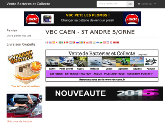 vbc-caen.fr website preview