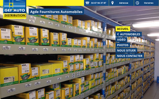 agde-fournitures-automobiles.fr website preview
