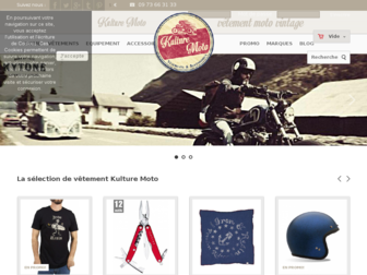 kulture-moto.fr website preview