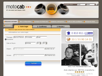 motocab.com website preview