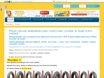 motopieces9.com website preview