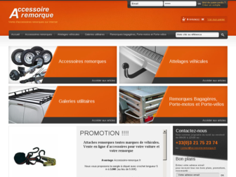 accessoire-remorque.fr website preview