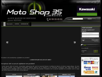 motoshop35.fr website preview