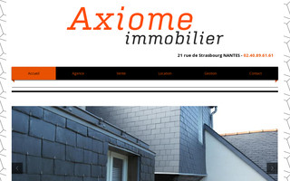 axiome-immobilier.fr website preview