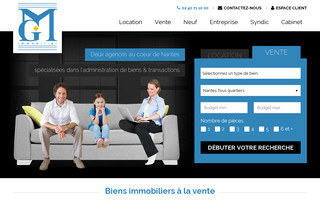mgeffray-immobilier.fr website preview