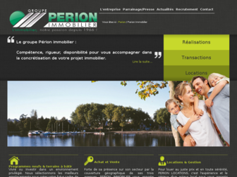 perion-immobilier.com website preview