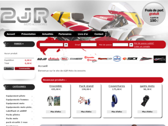 a2jrmotoaccessoire.fr website preview