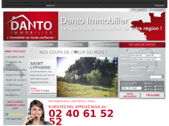 danto-immobilier.com website preview