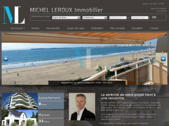 michel-leroux-immobilier.com website preview