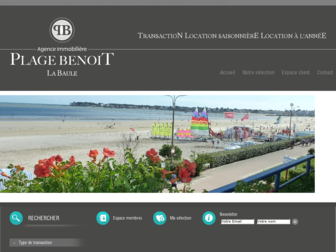 plage-benoit-immobilia.com website preview
