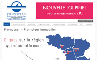 promocean.fr website preview