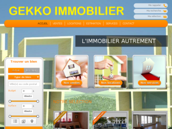 gekko-immobilier.com website preview