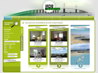 mdb-immobilier.fr website preview