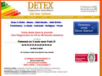 detex-expertises.fr website preview