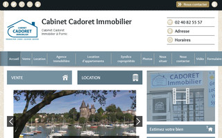 cadoret-immobilier-pornic.com website preview