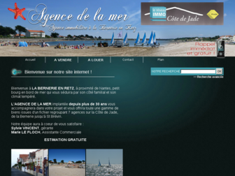 agence-immobiliere-vente-maison-appartement-saisonniere.agencemer.com website preview