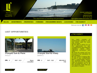 biarritzlittoralimmobilier.com website preview