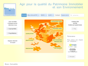 bleulittoral-or.org website preview