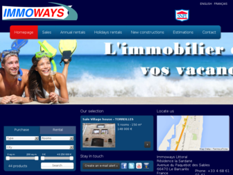 immoways-littoral.fr website preview
