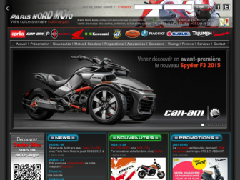 parisnordmoto.com website preview