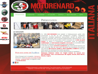 motorenard.fr website preview