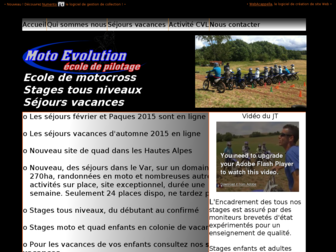 motoevolution.free.fr website preview